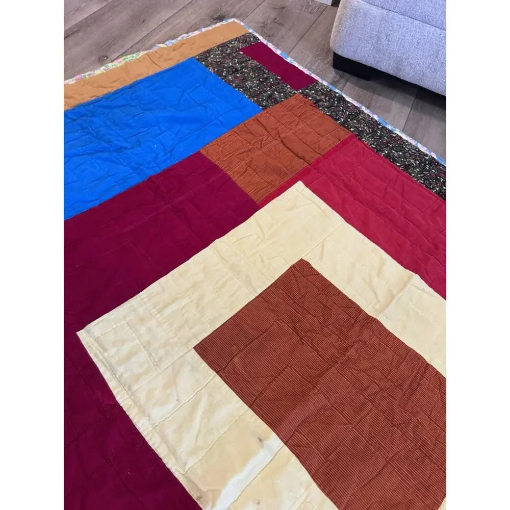 Handmade Quilt Approx 51”x 80”